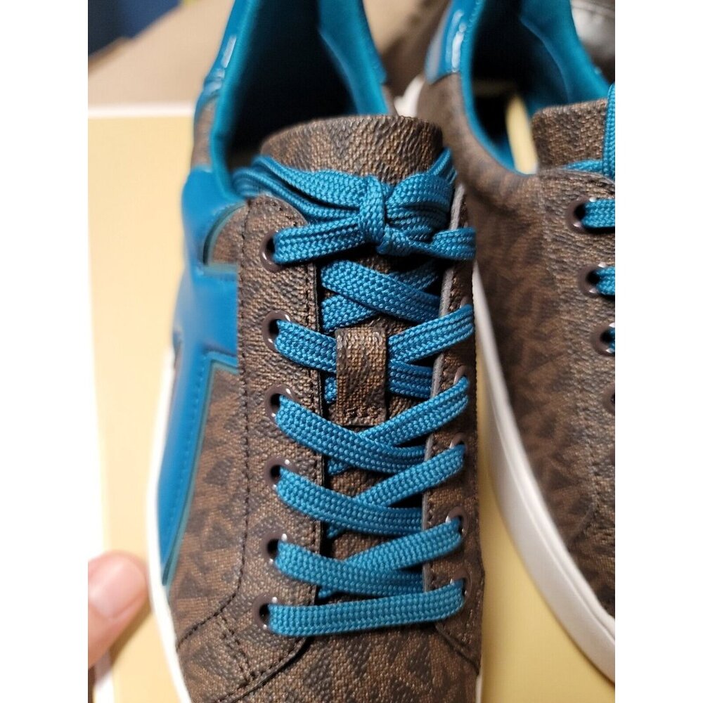MICHAEL KORS Poppy Brown  LAGOON Logo Sneakers Size 6. 5 MSRP $165.00 - Picture 11 of 11
